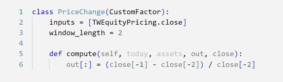 程式交易Python資料回測範例圖二
